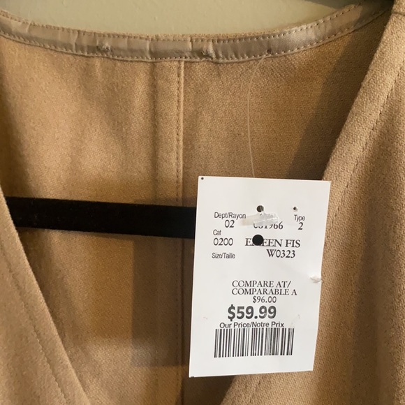 Wool Flannel V-Neck sweater. NWOT - Picture 2 of 7